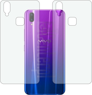 TELTREK Back Screen Guard for VIVO Z1 I (Matte Finish)(Pack of 2)