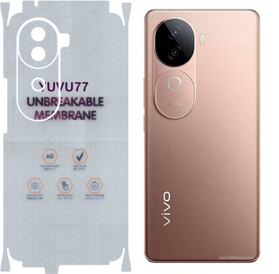 YUVUMCARE Back Screen Guard for V40e 5G, Membrane 360 coverage, unbreakable membrane(Pack of 1)