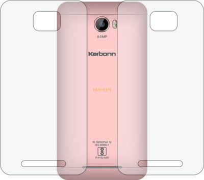 Fasheen Back Screen Guard for KARBONN K9 VIRAAT 4G (Matte Finish)(Pack of 2)