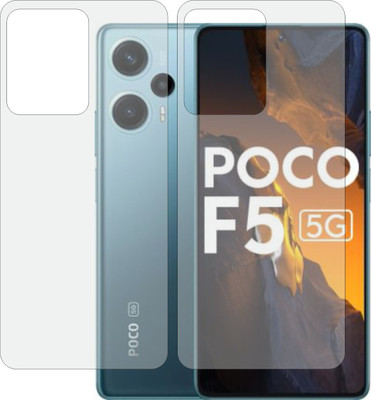 ZINGTEL Back Screen Guard for XIAOMI POCO F5 23049PCD8I (Matte Finish)(Pack of 2)