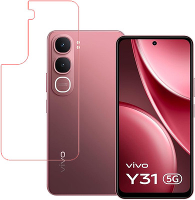 KARTRAY Back Screen Guard for Vivo Y31 5G, Back Screen Guard with Glossy Finish(Pack of 1)