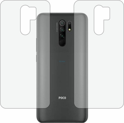TELTREK Back Screen Guard for POCO M2 (Matte Finish)(Pack of 2)