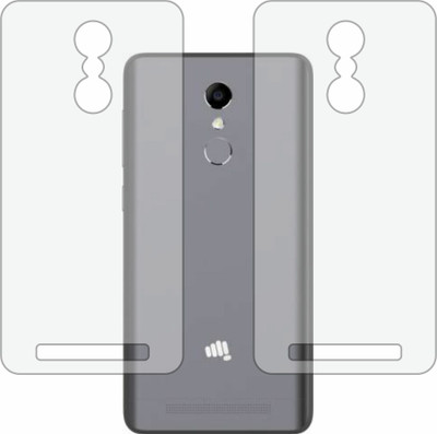 ZINGTEL Back Screen Guard for MICROMAX CANVAS EVOK POWER Q4260 (Matte Finish)(Pack of 2)