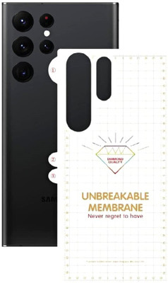 ankSONline Back Screen Guard for Samsung Galaxy S23 Ultra 5G, |Unbreakable [Transparent Protective ,Anti-Scratch](Pack of 1)