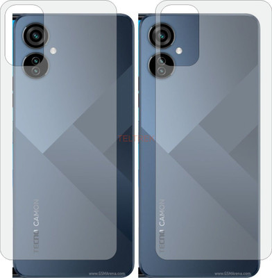 TELTREK Back Screen Guard for TECNO CAMON 19 NEO (Matte Finish)(Pack of 2)