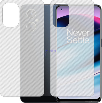 ZINGTEL Back Screen Guard for ONEPLUS NORD N 20 5G GN2200 (3D Carbon Fiber Finish)(Pack of 2)