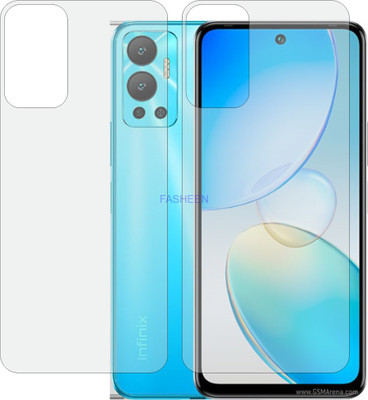 Fasheen Back Screen Guard for INFINIX HOT 12 X6817 (Matte Finish)(Pack of 2)