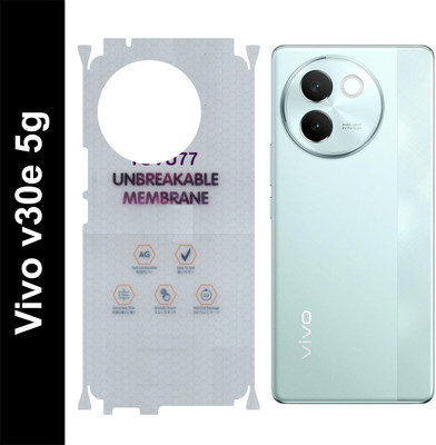 yuvu77 Back Screen Guard for VIVO V30e 5G, Membrane with 360 coverage(Pack of 1)