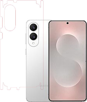 VAYUVAULT Back Screen Guard for SAMSUNG S25 Edge 5G, Back Screen Guard Glossy finish, Back Screen Guard With Side(Pack of 1)