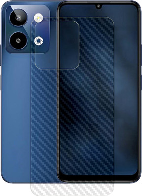 SOMTONE Back Screen Guard for Lava Storm Lite 5G Back Carbon fiber Screen Protector | Anti-Scratch | Edge to Edge Full Coverage | Screen Guard(Pack of 1)