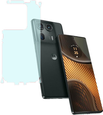 KARTRAY Back Screen Guard for Motorola Edge 50 Ultra, Matte With Sides(Pack of 1)
