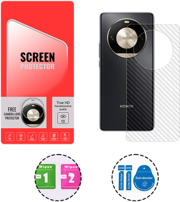 SOMTONE Back Screen Guard for Honor X50 Pro 5G (1 BACK CARBON FIBER SKIN + 1 FREE CAMERA LENS PROTECTOR)(Pack of 1)