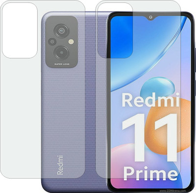 ZINGTEL Back Screen Guard for MI REDMI 11 PRIME (Matte Finish)(Pack of 2)