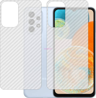 MOBART Back Screen Guard for SAMSUNG GALAXY A23 5G (3D Carbon Fiber Finish)(Pack of 2)