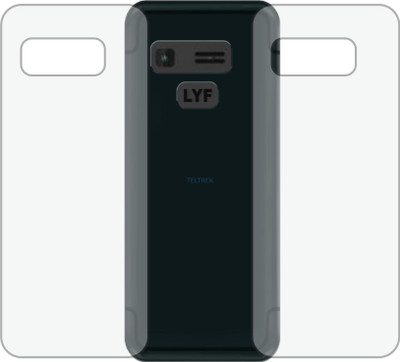 TELTREK Back Screen Guard for JIO LYF C45 (Matte Finish)(Pack of 2)