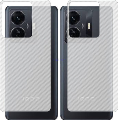 TELTREK Back Screen Guard for VIVO IQOO Z6 PRO (3D Carbon Fiber Finish)(Pack of 2)