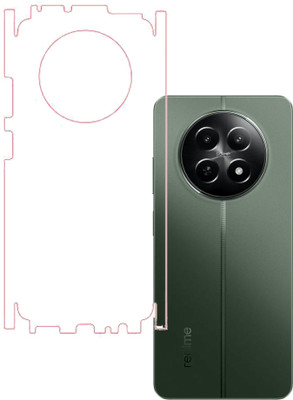 SPRITZEN Back Screen Guard for Realme 12x 5G, Clear With Sides(Pack of 1)