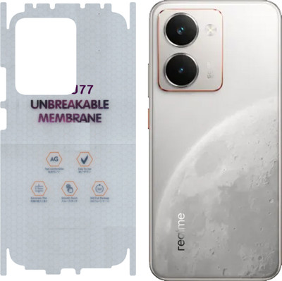 YUVUMCARE Back Screen Guard for Realme p3 Ultra 5g, Membrane 360 coverage(Pack of 1)