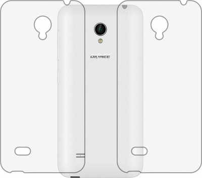 TELTREK Back Screen Guard for GIONEE P3S (Matte Finish)(Pack of 2)