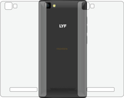 Fasheen Back Screen Guard for RELIANCE JIO LYF WIND 1 (Matte Finish)(Pack of 2)