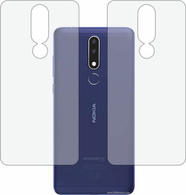 ZINGTEL Back Screen Guard for NOKIA 3.1 PLUS (Matte Finish)(Pack of 2)