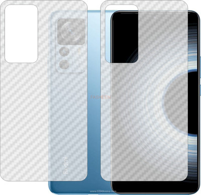 Fasheen Back Screen Guard for MI K50 ULTRA 5G 22081212C (3D Carbon Fiber Finish)(Pack of 2)