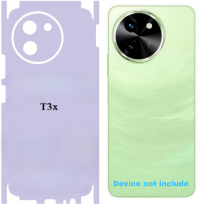 Shreejee Back Screen Guard for VIVO T3x 5g back MEMBRANE glossy with 360 covrege back and side full back panel protector(Pack of 1)
