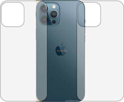 Fasheen Back Screen Guard for APPLE I PHONE 12 PRO MAX (Matte Finish)(Pack of 2)