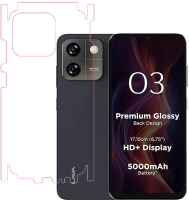 SPRITZEN Back Screen Guard for LAVA Yuva Star, Clear With Sides(Pack of 1)