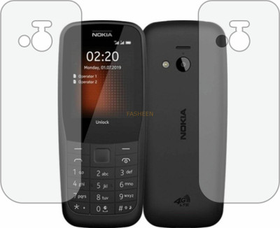 Fasheen Back Screen Guard for NOKIA 220 DUAL SIM (Matte Finish)(Pack of 2)
