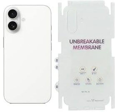 casikart Back Screen Guard for Iphone 16 membrane with sides protection(Pack of 1)