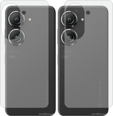 ZINGTEL Back Screen Guard for ASUS ZENFONE9 (Matte Finish)(Pack of 2)