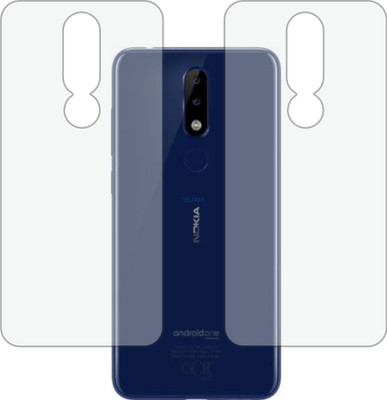 TELTREK Back Screen Guard for NOKIA 5.1 PLUS (Matte Finish)(Pack of 2)