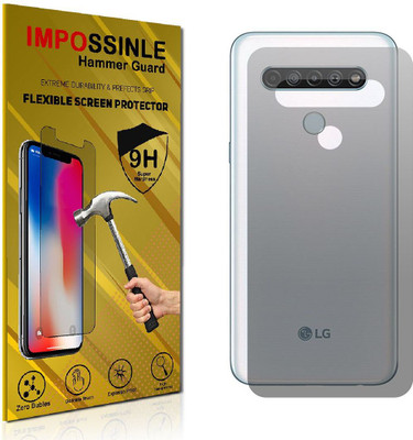 Enlinea Back Screen Guard for LG Q61 Back (Matte)(Pack of 1)