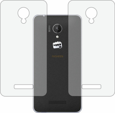 Fasheen Back Screen Guard for MICROMAX CANVAS SPARK Q380 (Matte Finish)(Pack of 2)