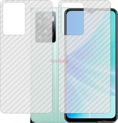 Fasheen Back Screen Guard for OPPO CPH2387 (3D Carbon Fiber Finish)(Pack of 2)
