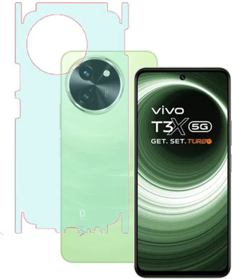KARTRAY Back Screen Guard for Vivo T3x 5G, Matte With Sides(Pack of 1)
