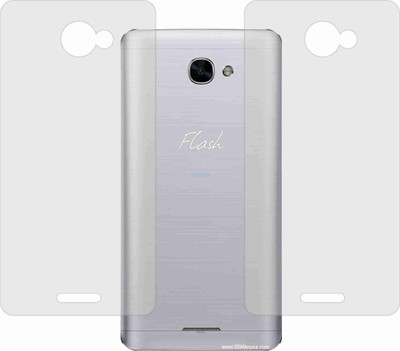 TELTREK Back Screen Guard for ALCATEL FLASH PLUS 2 (Matte Finish)(Pack of 2)