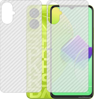 TELTREK Back Screen Guard for TECNO SPARK 9 PRO KH7 (3D Carbon Fiber Finish)(Pack of 2)
