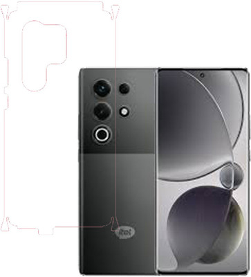 VAYUVAULT Back Screen Guard for itel S25 Ultra, Clear with side(Pack of 1)