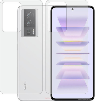 TELTREK Back Screen Guard for MI K60 PRO 5G (Matte Finish)(Pack of 2)