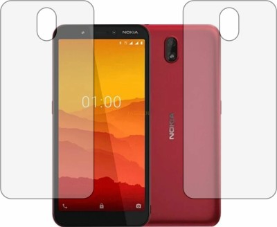 Fasheen Back Screen Guard for NOKIA C1 (Matte Finish)(Pack of 2)