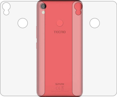 TELTREK Back Screen Guard for TECNO SPARK 2 KA7 (Matte Finish)(Pack of 2)