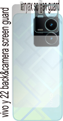 aryax Back Screen Guard for Vivo Y22(Pack of 2)
