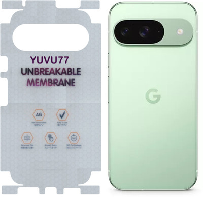 yuvu77 Back Screen Guard for Google Pixel 9 5g, Membrane 360 coverage(Pack of 1)