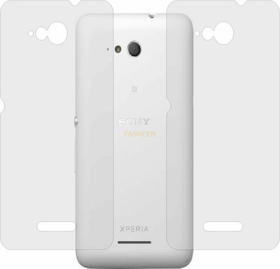 Fasheen Back Screen Guard for SONY XPERIA E4G DUAL (Matte Finish)(Pack of 2)