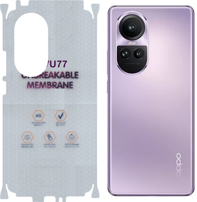 yuvu77 Back Screen Guard for Oppo Reno 10pro 5g, Membrane with 360 coverage(Pack of 1)