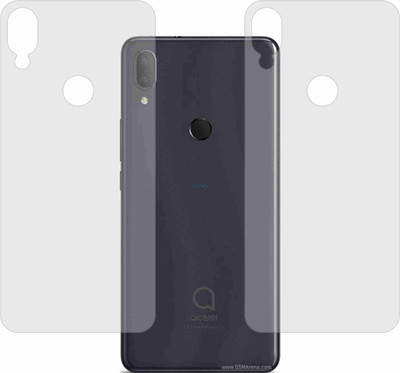 TELTREK Back Screen Guard for ALCATEL 3V (2019) (Matte Finish)(Pack of 2)