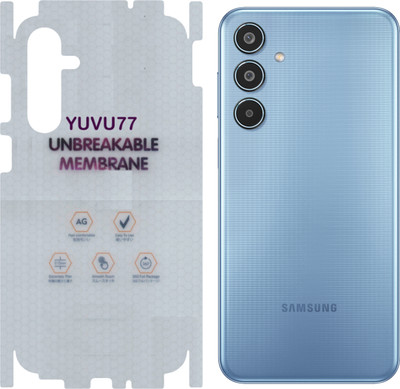 yuvu77 Back Screen Guard for Samsung Galaxy m35 5g, Membrane with 360 coverage(Pack of 1)