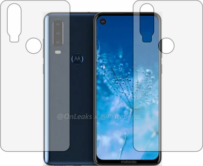 ZINGTEL Back Screen Guard for MOTO P40 POWER (Matte Finish)(Pack of 2)